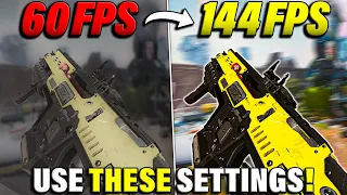 *NEW* BEST Apex Legends Settings for SEASON 18 (Max FPS & Visibility)