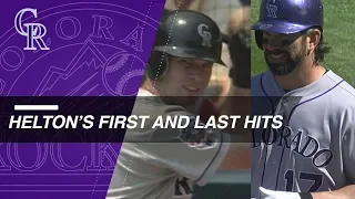 A look at Todd Helton's first and last MLB hits