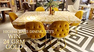 Most Gorgeous, Fashionable & Posh Dining Table All India Delivery  Luxurio Boutique Homes Hyderabad