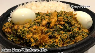 Let's Cook Palava Sauce, Agushi Nkontomire Stew In Twi | Collaboration with WEESTA Air Fryer Oven!
