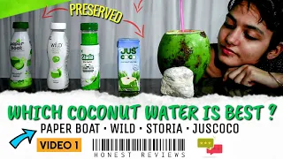 Which Coconut Water is Best? Coconut Water Health Benefits Real/Preserved | Paperboat, Storia, Wild