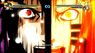 Adult Sasuke + Hokage Naruto - Double Assist Switch into Linked Secret Technique %105 damage