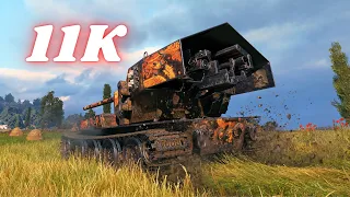 Waffenträger auf E 100 - 11K Damage World of Tanks Replays