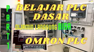 Part 1 - Dasar Pemrograman PLC OMRON Apa itu NO dan NC Tombol Belajar plc omron