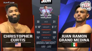 Chris Curtis vs Juan Ramon Grano | Ikon FF 6 | 02.04.2021