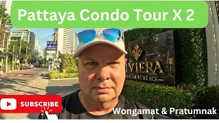 Pattaya Condo Tour - One in Wongamat and One in Pratumnak, both rentals - Wongamat can be Short Term