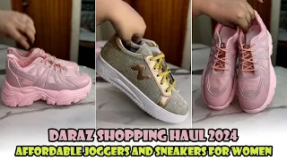 Daraz Shopping Haul 2024 | Affordable Joggers & Sneakers for Women | Winter Shopping, Product Review
