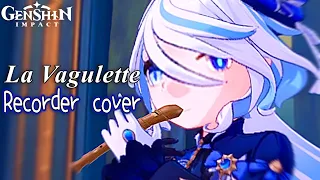 La Vaguelette Recorder Cover by Someone Who Cant Read Sheet Music | Genshin Impact