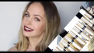 My New Lip Video. I swatch the new Bobbi Brown Luxe Shine Intense Lipsticks
