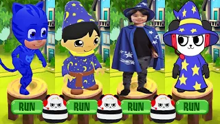 Tag with Ryan Wizard Combo Panda vs Wizard Ryan Real Life PJ Masks Catboy UPDATE - All Characters