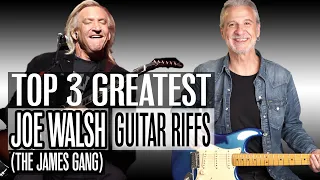 The Top 3 GREATEST Joe Walsh Guitar Riffs from the James Gang