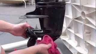 How To Change Gearbox Oil with Tomato Sauce Bottle Mercury 15hp Outboard Motor Service