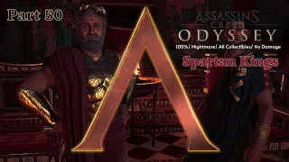 Assassin's Creed Odyssey-Part 50 Spartan Kings [Nightmare] No Damage (No Commentary)