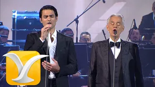 Andrea Bocelli - Matteo Bocelli - Fall On Me - Festival de Viña del Mar 2024 - Full HD 1080p