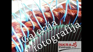 Viklovanje elektro motora i rotora / Rewinding electro motor and rotor armature ** GALERIJA