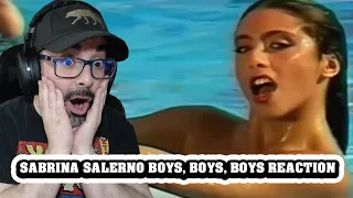 American Reacts to Sabrina Salerno - Boys Boys Boys 1987