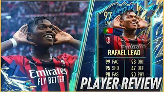 EL NUEVO CRISTIANO.. 97 RAFAEL LEAO TOTS TEAM OF THE SEASON PLAYER REVIEW FIFA 22