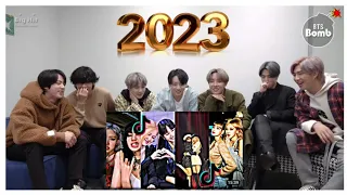 BTS Reaction to 'Chaelisa' TikTok compilation (Fanmade)