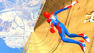 GTA 5 SPIDERMAN Ragdolls 4k Compilation #20 (Funny Moments/Fails/Euphoria Physics)