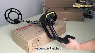 A Video for MD-4060 metal detector, Assembling, Adjusting & Air Test