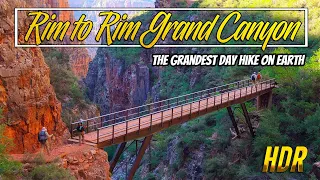 Rim to Rim Grand Canyon National Park | 4K  HDR