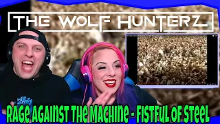 Rage Against The Machine - Fistful Of Steel (LIVE1993) THE WOLF HUNTERZ Reactions