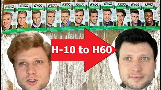 0085 - Just For Men H-10 to H-60 Shampoo-In Color Review and Testing