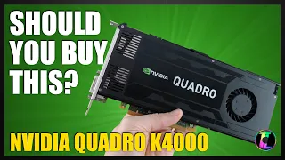 Gaming on an Nvidia Quadro K4000 Workstation GPU...  Can we do it?