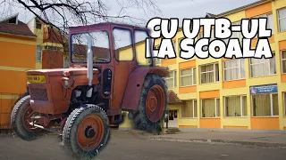 Tractor vlog U445 DT 4x4 Ep 18 Mergem cu UTB ul la școală