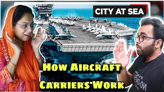 INDIAN Couple Reacts to Cities at Sea: How Aircraft Carriers Work
