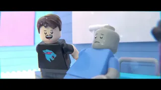 LEGO Mr Beast's Terminally Ill Fan! | LEGO Blender Animation