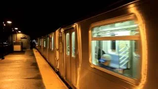IRT Subway: Manhattan & Pelham Bay Bound R142A (6) Train at St. Lawrence Ave