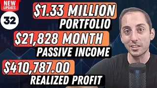 My $1.33 Million Stock Portfolio Unveiled | $21,282/Month of Passive Income - UPDATE #32