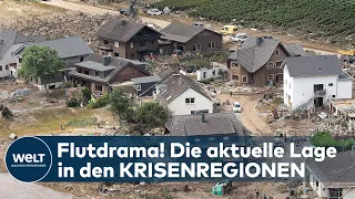 UNWETTERKATASTROPHE in DEUTSCHLAND: So ist die aktuelle Lage in NRW, Rheinland-Pfalz und Bayern