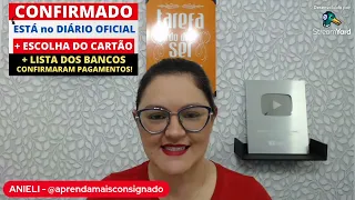 🔴 CONFIRMADO - ESTÁ NO DIÁRIO OFICIAL + ESCOLHA DO CARTÃO INSS BPC LOAS - LISTA DOS BANCOS  - RESUMO