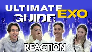 WE FINALLY WATCH AN EXO GUIDE!! | THE ULTIMATE GUIDE TO EXO | group history, storyline, member info