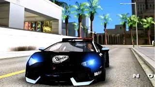 GTA San Andreas - Lamborghini Aventador LP 700 4 Police | Mods/Modification _REVIEW