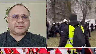 Protest rolników. D. Sawicki: nie wiem co się stało z polską policją, widać udział prowokatorów!