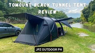TOMOUNT / SHINECRAVE TUNNEL BLACK TENT REVIEW FROM JPZ OUTDOOR PH @ ILUG KAMALIG