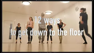 dance ways to get down to the floor