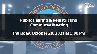 Redistricting Committee Meeting | October 28, 2021