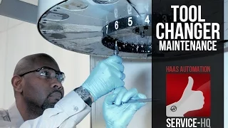 CT STYLE Umbrella/Carousel Tool Changer Maintenance - Haas Automation Service Video