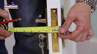 How to install a Mortise Mortice Lock and handles