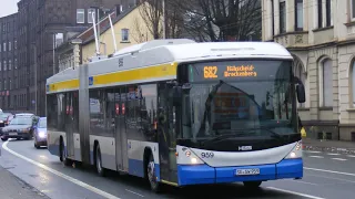 2 O-Busse in Solingen 2017 [4K]