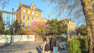 North London - Hampstead to Highgate, Leafy Residential Neighbourhood Spring Walk