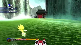 Sonic Unleashed (PS3): Dragon Road Act 1's Water Section (No Boost, Quick Step Focus)