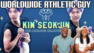 Kim Seokjin The Athletic Heartthrob Reaction | COUPLES REACTION | Curtis & Elena TV
