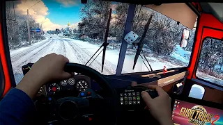 #EuroTruckSimulator2 : POV IKARUS 250-59 #3монитора #TripleScreen #ThrustMasterT300 #ShifterTH8A