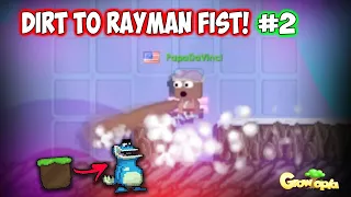 REBUILDING MY MAIN WORLD🔥🏰 | #2 Dirt To Rayman's Fist | Growtopia