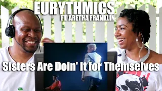 Couple React to Eurythmics ft Aretha Franklin - Sisters Are Doin' It for Themselves